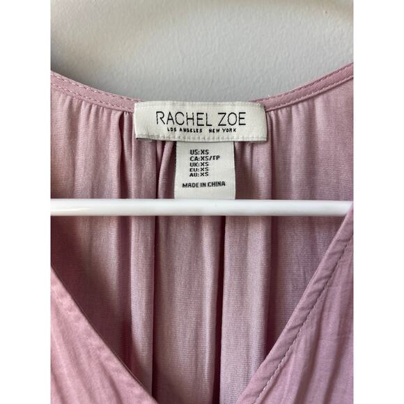 Rachel Zoe Lilac Purple Blouse w/ Butterfly Sleeves - Picture 5 of 5